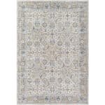Stepfon Traditional Off-White/Amber Area Rug