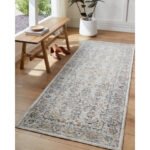 Stepfon Traditional Off-White/Amber Area Rug - Image 3