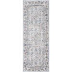 Stepfon Traditional Ice Blue Area Rug - Image 2