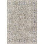 Stepfon Traditional Medium Brown Area Rug