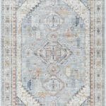 Tiwanna Traditional Pale Blue Area Rug