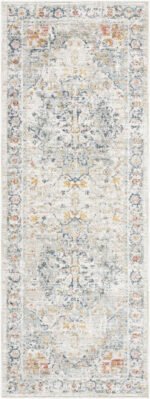 Maretta Traditional Pale Blue Area Rug - Image 2