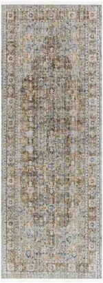 Margaret Traditional Dark Olive/Ivory Washable Area Rug - Becki Owens x Livabliss - Image 4