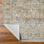 Margaret Traditional Dark Olive/Ivory Washable Area Rug - Becki Owens x Livabliss - Image 8