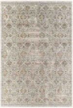Margaret Traditional Taupe/Charcoal Washable Area Rug - Becki Owens x Livabliss - Image 2