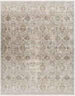 Margaret Traditional Taupe/Charcoal Washable Area Rug - Becki Owens x Livabliss - Image 3