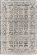 Margaret Traditional Dark Blue Washable Area Rug - Becki Owens x Livabliss - Image 4