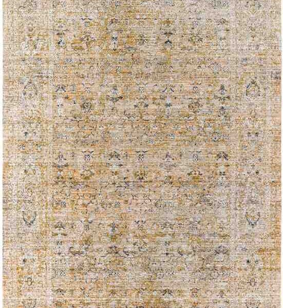 Margaret Traditional Moss Orange Washable Area Rug - Becki Owens x Livabliss