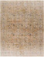 Margaret Traditional Moss Orange Washable Area Rug - Becki Owens x Livabliss - Image 2