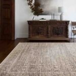 Margaret Traditional Dark Sage Washable Area Rug - Becki Owens x Livabliss