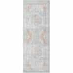 Doria Traditional Light Blue Washable Area Rug - Image 6
