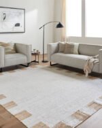 Ananias Modern Light Brown Area Rug - Image 2