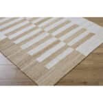 Lev Modern Light Brown/Light Beige Area Rug - Image 3