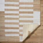 Lev Modern Light Brown/Light Beige Area Rug - Image 5