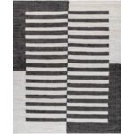 Lev Modern Black Area Rug