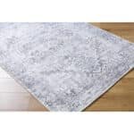 Tamea Traditional Metallic - Silver Area Rug - Image 3