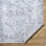 Tamea Traditional Metallic - Silver Area Rug - Image 4