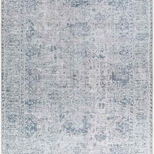 Adela Traditional Dark Blue Area Rug