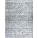 Tyanne Traditional Charcoal Area Rug