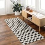 Ilea Modern Black/Ivory Area Rug - Image 3