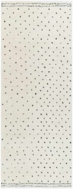 Monisha Modern Ivory/Black Area Rug - Image 3