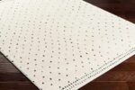 Monisha Modern Ivory/Black Area Rug - Image 6
