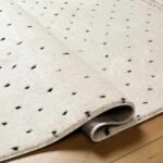 Monisha Modern Ivory/Black Area Rug - Image 7