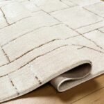 Sheritta Modern Ivory/Brown Area Rug - Image 5