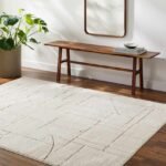 Sheritta Modern Ivory/Brown Area Rug