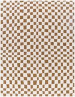 Ilea Modern Ivory/Brown Area Rug - Image 2