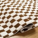 Ilea Modern Ivory/Brown Area Rug - Image 5