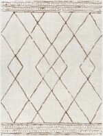 Josue Modern Ivory/Brown Area Rug - Image 2