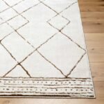 Josue Modern Ivory/Brown Area Rug - Image 5