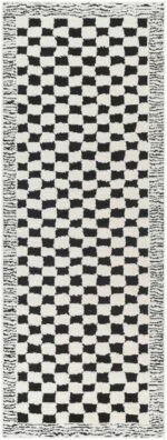 Zechariah Modern Ivory/Black Area Rug - Image 4