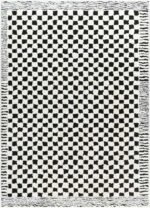 Zechariah Modern Ivory/Black Area Rug - Image 2