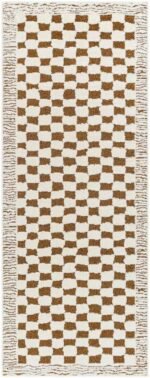 Zechariah Modern Ivory/Brown Area Rug - Image 4