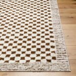 Zechariah Modern Ivory/Brown Area Rug - Image 7