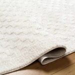 Zechariah Modern Ivory/Off-White Area Rug - Image 3