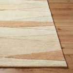 Mulhouse Modern Dark Brown/Light Beige Area Rug - Image 4