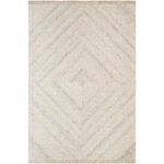 Montel Modern Ivory/Medium Brown Area Rug - Image 2