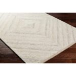 Montel Modern Ivory/Medium Brown Area Rug - Image 5