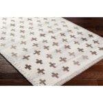 Kashena Modern Ivory/Medium Brown Area Rug - Image 5