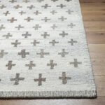Kashena Modern Ivory/Medium Brown Area Rug - Image 4