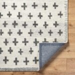 Kashena Modern Ivory/Black Area Rug - Image 6