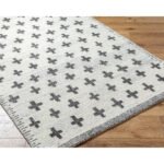 Kashena Modern Ivory/Black Area Rug - Image 5