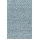 Tim Modern Slate Blue Area Rug - Image 2