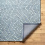 Tim Modern Slate Blue Area Rug - Image 6