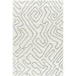 Tim Modern Ivory/Charcoal Area Rug - Image 2