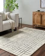 Edinburg Modern Off-White Area Rug