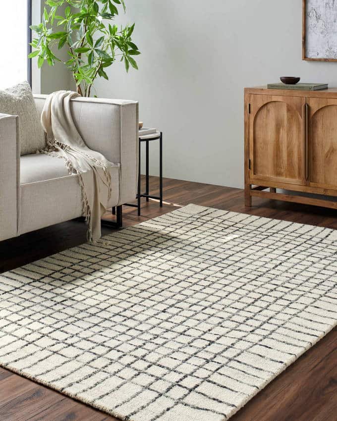 AAAB8576-576-roomscene_201_6a64c6be-71a2-4430-8006-ffed423a1005-1 Edinburg Modern Off-White Area Rug - Image 1